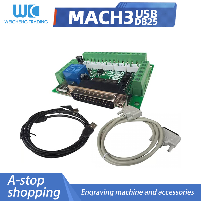 5 Axis Cnc Breakout Board Interface Mach3 - 1Set 5 Axis CNC Interface Adapter