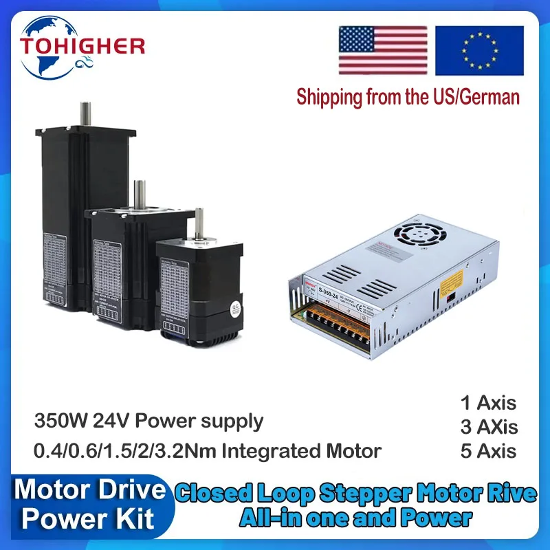 Nema 23 Closed Loop Stepper Motor Driver Kit - Nema17 Nema23 Stepper Motor Driver Power