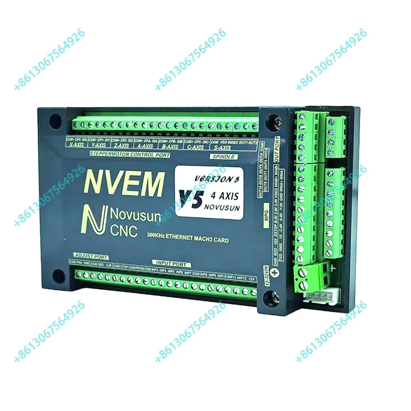 5 Axis Cnc Breakout Board Interface Mach3 - NVEM V5 Mach3 Ethernet Interface Motion