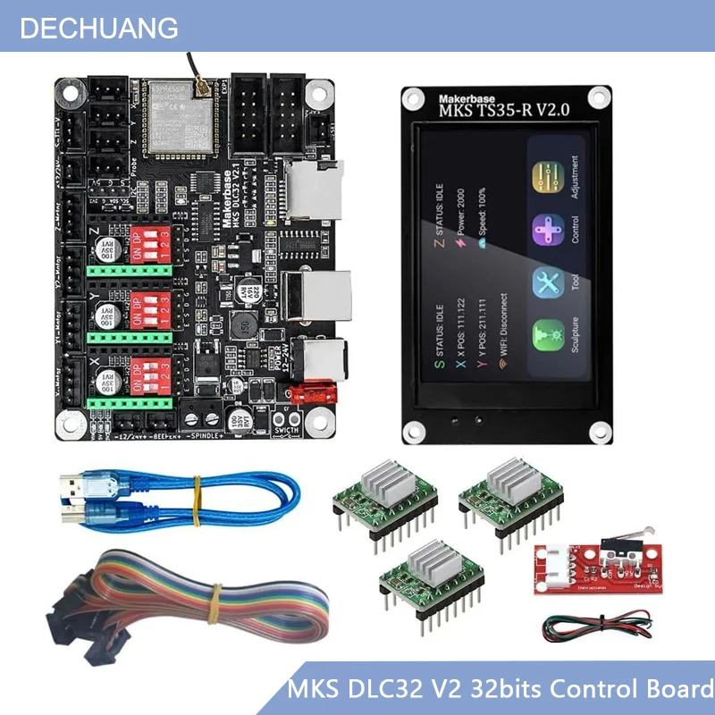 Grbl 32 Bit Control Board Offline Display - MKS DLC32 V2 GRBL Offline Wifi