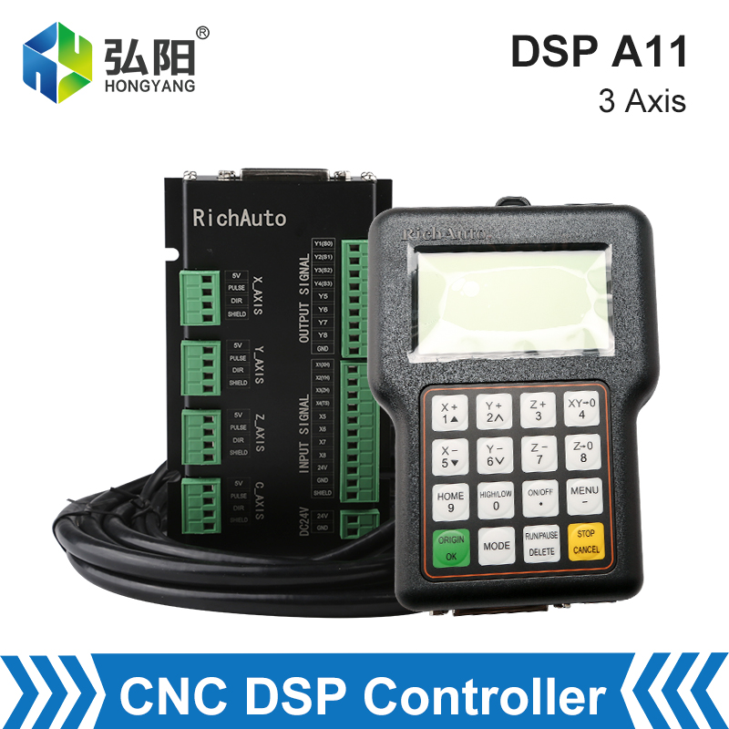 Hycnc Dsp Richauto Original 3  - Richauto A11 Dsp Controller 3 Axis review and price