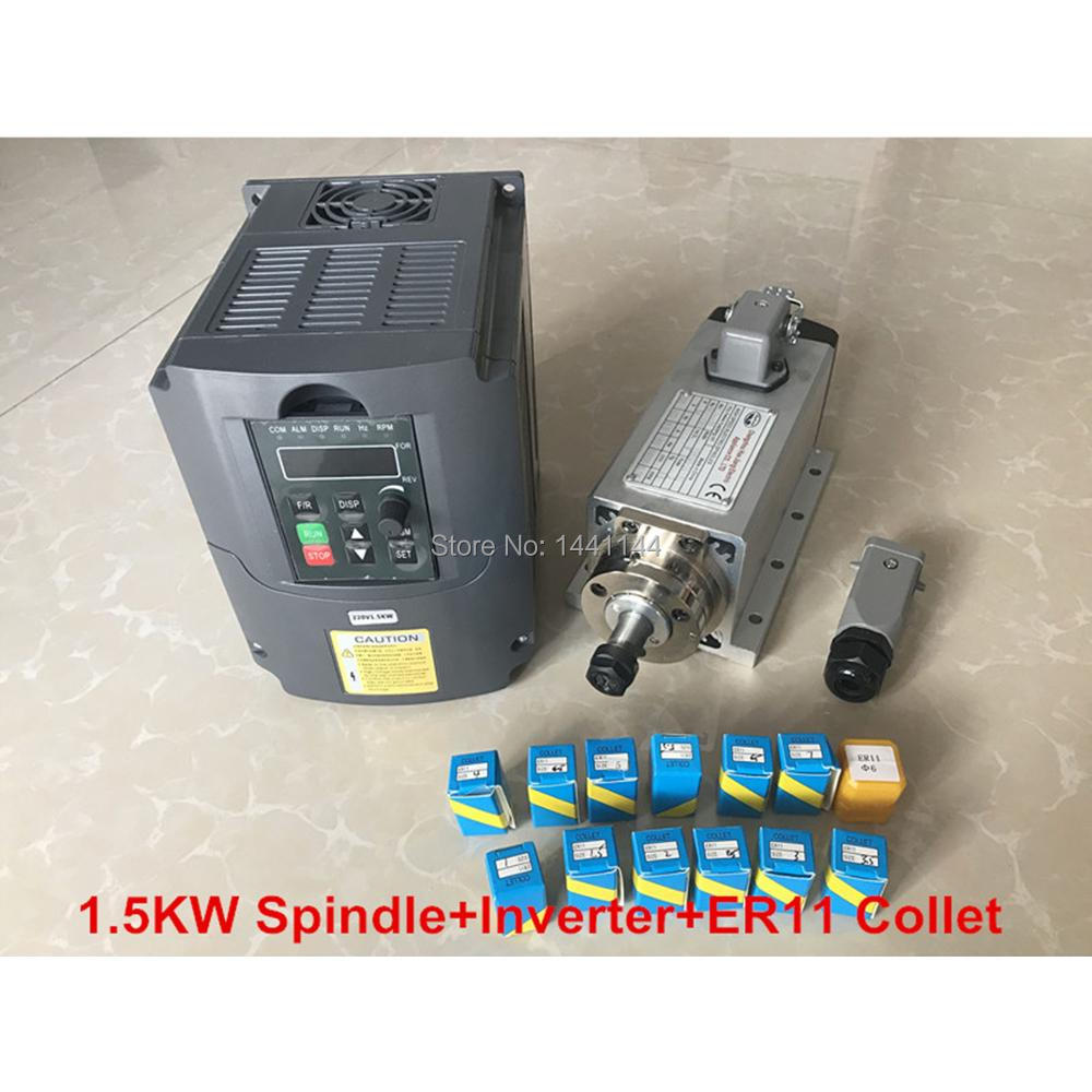 1.5KW Air Cooled Spindle Motor - Air Cooled 1.5Kw Spindle Motor Inverter 110V review and price
