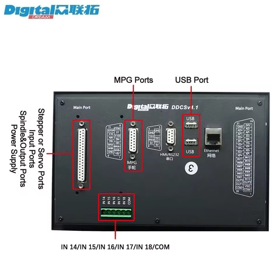 Digital Dream DDCS V4.1 3/4 Ax - Ddcs V4.1 4 Axis Cnc Offline Controller review and price