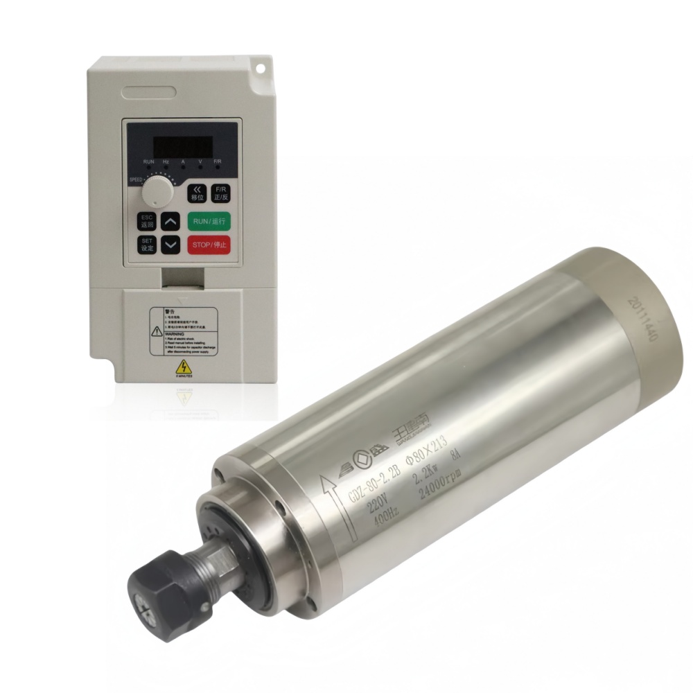 GDZ-80-2.2B 80mm 2.2KW ER20 Wa - 2.2Kw Water Cooled Spindle Kit Vfd review and price