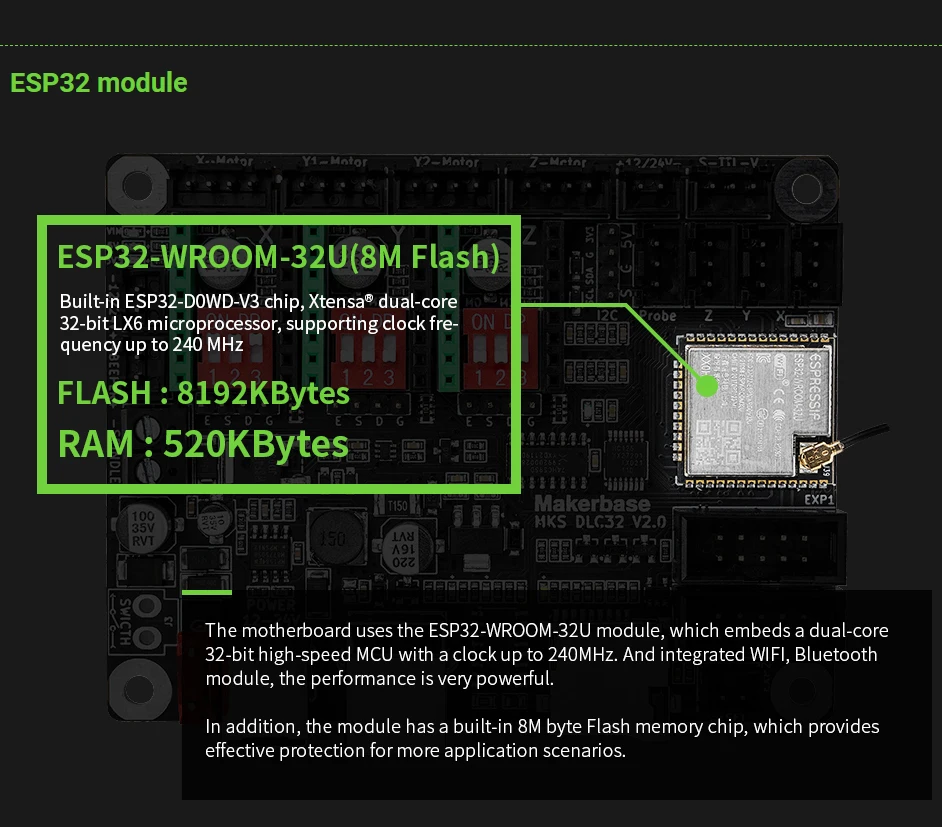 Makerbase MKS DLC32 V2.1 32Bit - Grbl 32 Bit Control Board Offline Display review and price