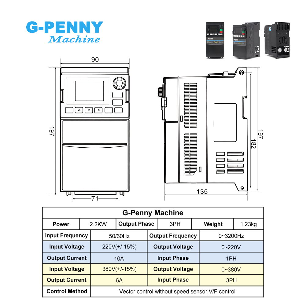 G-Penny 2.2kw ER20 Water Coole - 2.2Kw Water Cooled Spindle Kit Vfd review and price