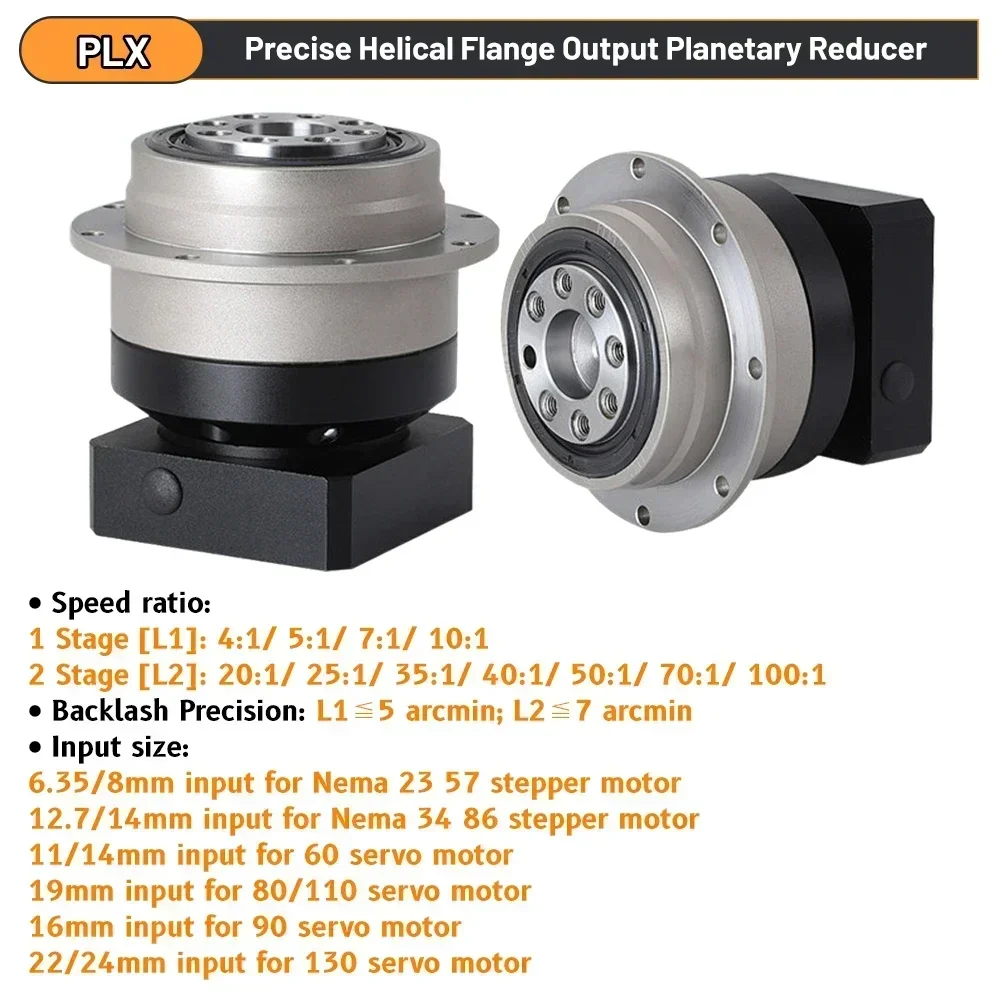 Circular Flange Helical Gear P - Planetary Gearbox Reducer Nema 23 34 review and price
