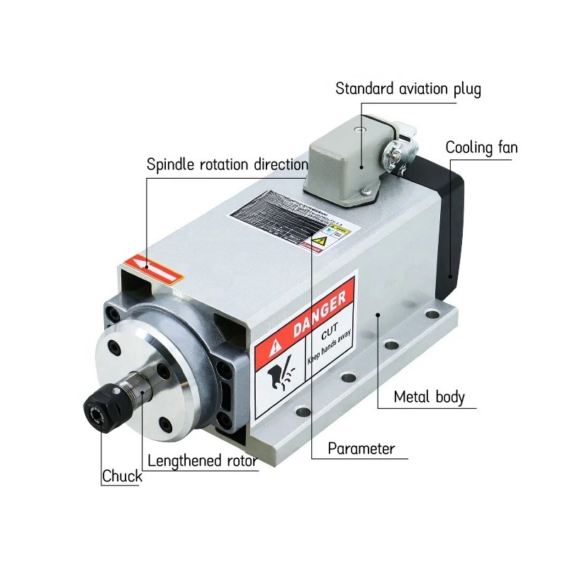 Milling Machine Spindle Motor  - Er20 Collet Chuck Spindle Motor 220V review and price
