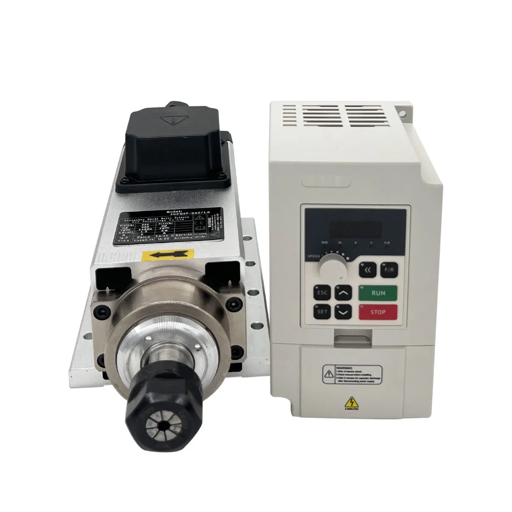1.5KW ER11/ER20 110V/220V CNC  - Air Cooled 1.5Kw Spindle Motor Inverter 110V review and price