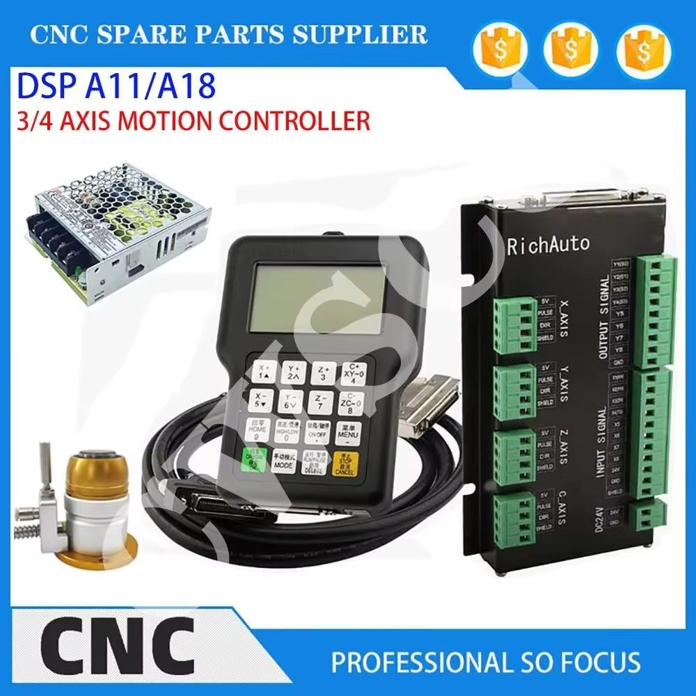 3-axis 4-axis CNC machine tool - Richauto A11 Dsp Controller 3 Axis review and price