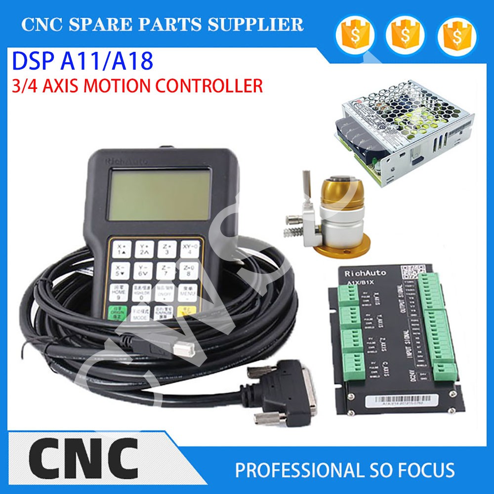 3-axis 4-axis CNC machine tool - Richauto A11 Dsp Controller 3 Axis review and price