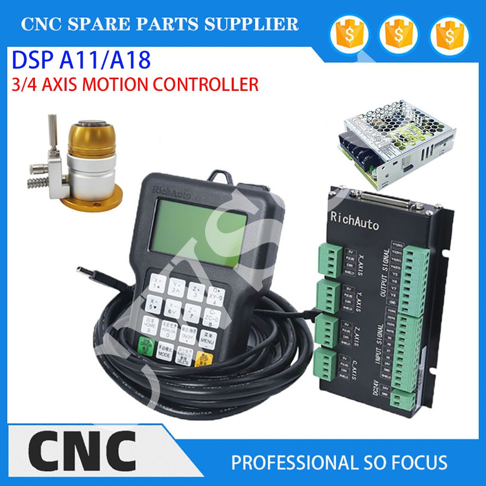 3-axis 4-axis CNC machine tool - Richauto A11 Dsp Controller 3 Axis review and price