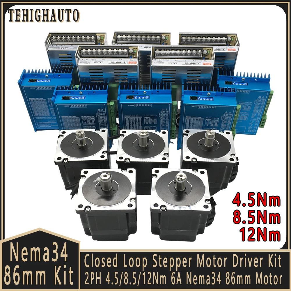 Nema34 86mm Closed Loop Steppe - Hybrid Servo Driver Nema 34 8.5Nm review and price