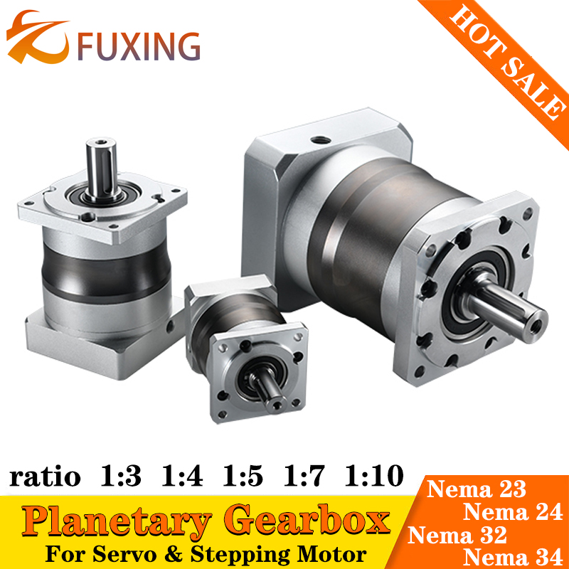 PLF85A Ratio 5:1 10:1 20:1 40: - Planetary Gearbox Reducer Nema 23 34 review and price