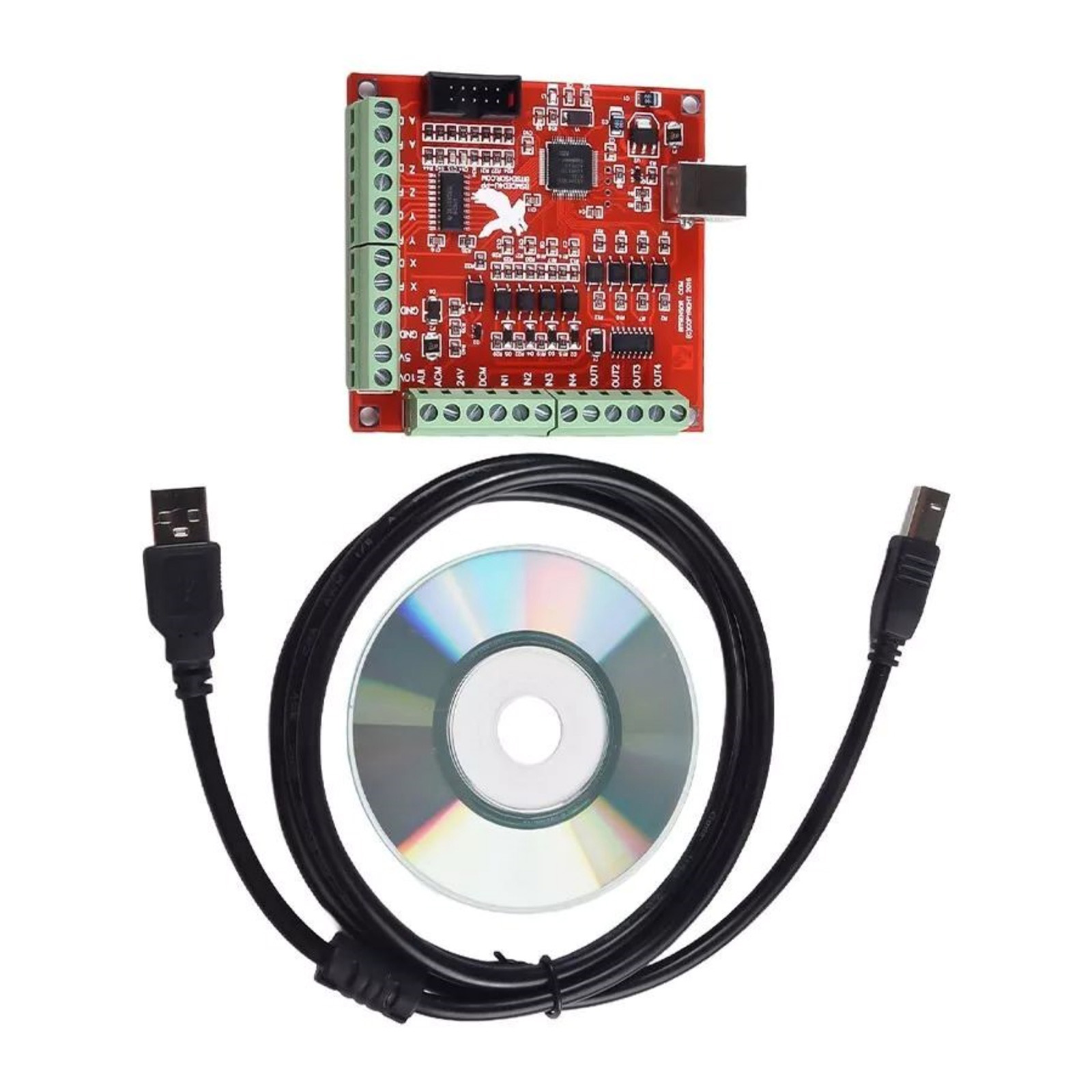 USB CNC 4-Axis Motion Control  - Mach3 Usb Cnc Controller 4 Axis 100Khz review and price