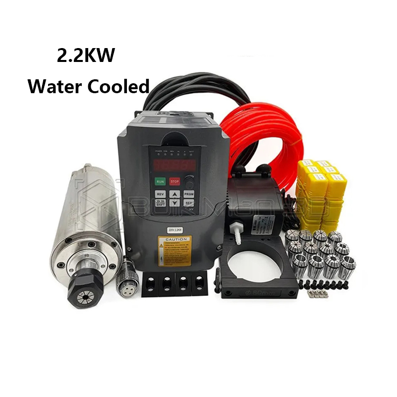 High Quality 2.2KW 220V/110V W - Er20 Collet Chuck Spindle Motor 220V review and price