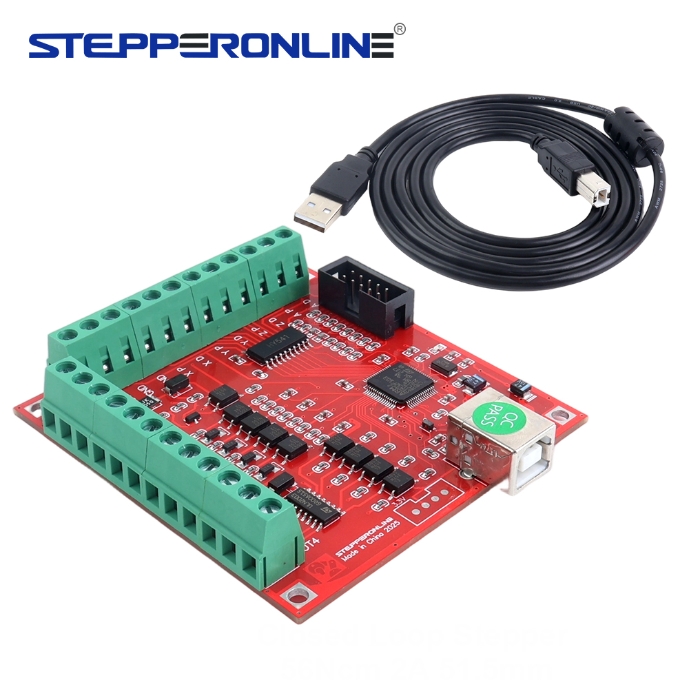 4-Axis USB CNC Breakout Board  - Mach3 Usb Cnc Controller 4 Axis 100Khz review and price