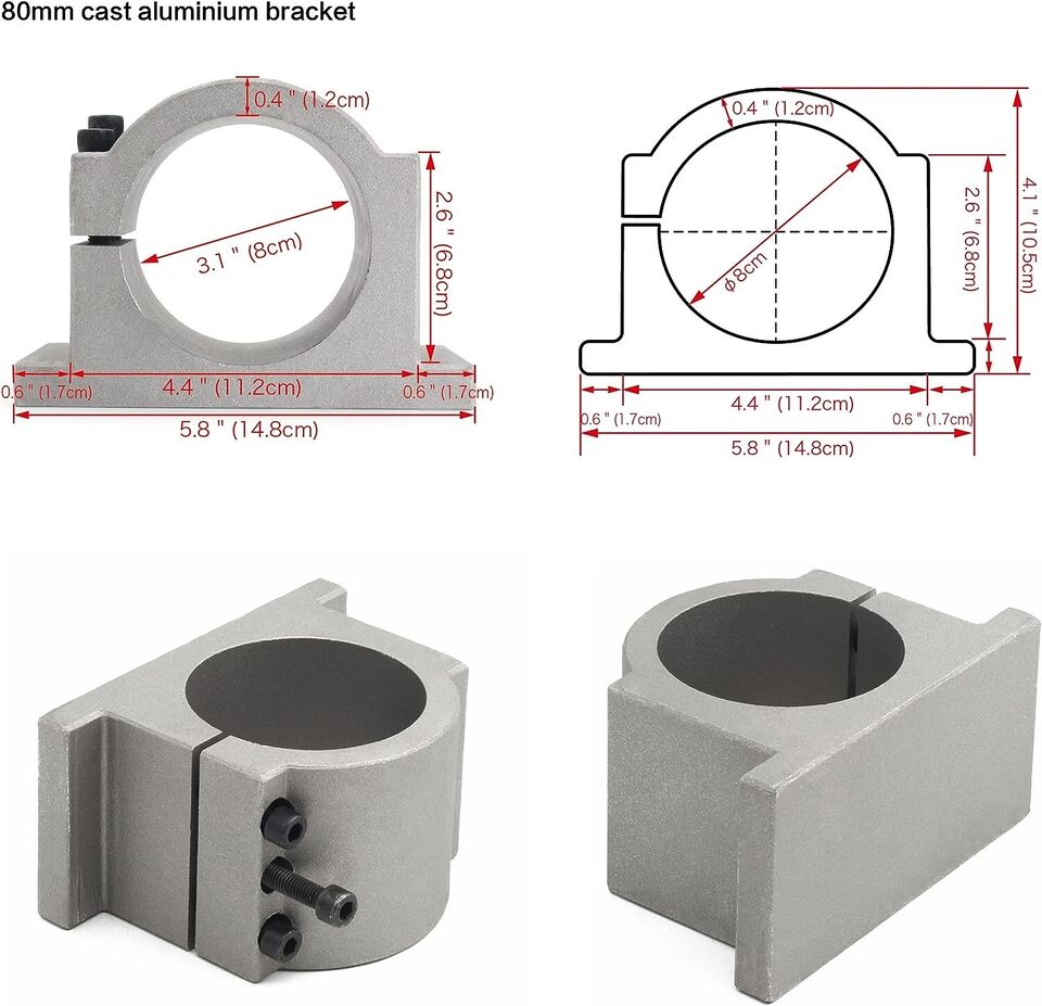 【EU/USA】Water Cooling Spindle  - 2.2Kw Water Cooled Spindle Kit Vfd review and price