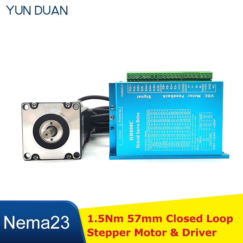1.5Nm Closed Loop Stepper Moto - Nema 23 Closed Loop Stepper Motor Driver Kit review and price