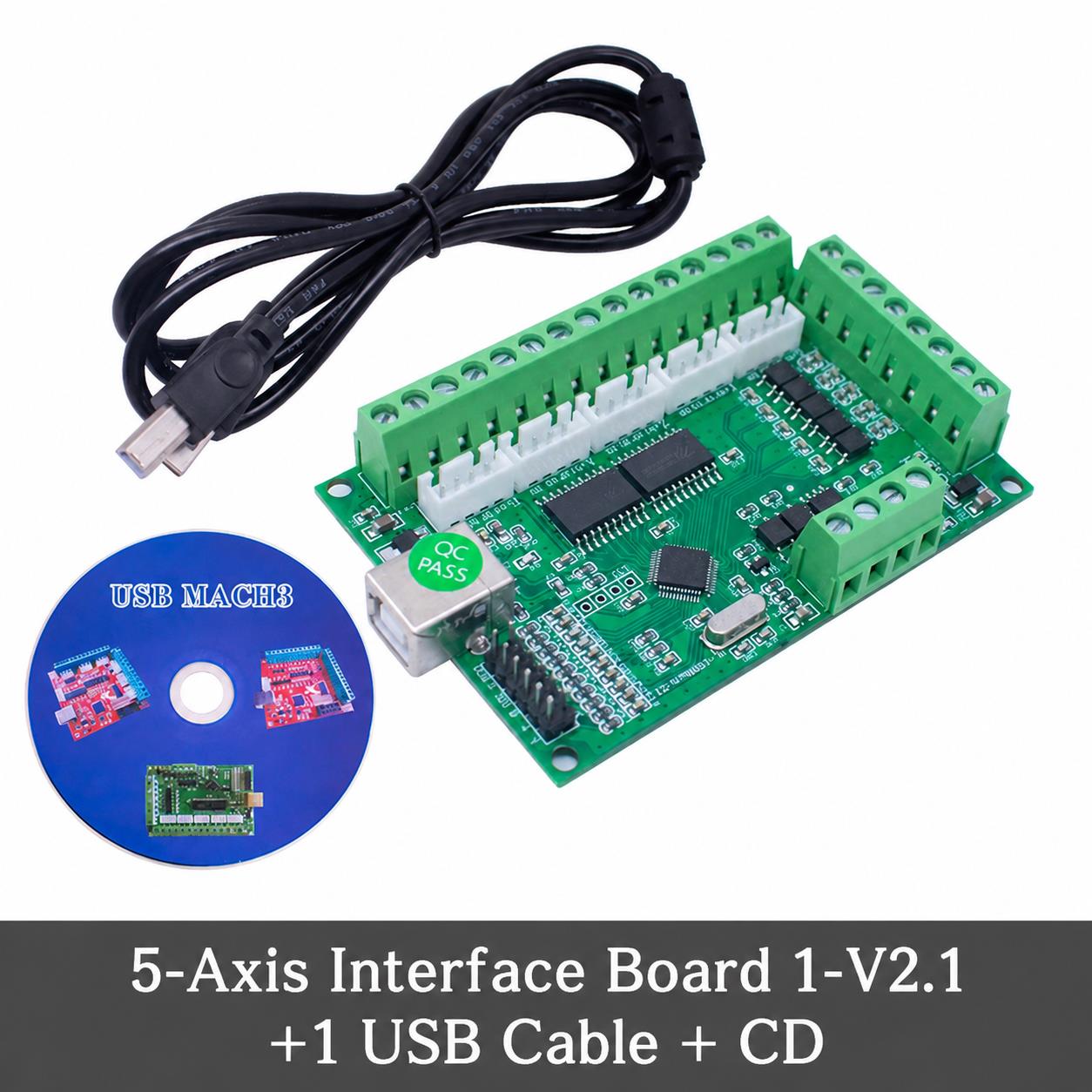 CNC MACH3 5 Axis Driver Board  - 5 Axis Cnc Breakout Board Interface Mach3 review and price