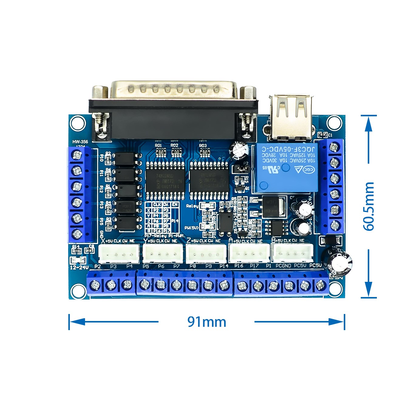 Upgraded 5 Axis CNC Interface  - 5 Axis Cnc Breakout Board Interface Mach3 review and price