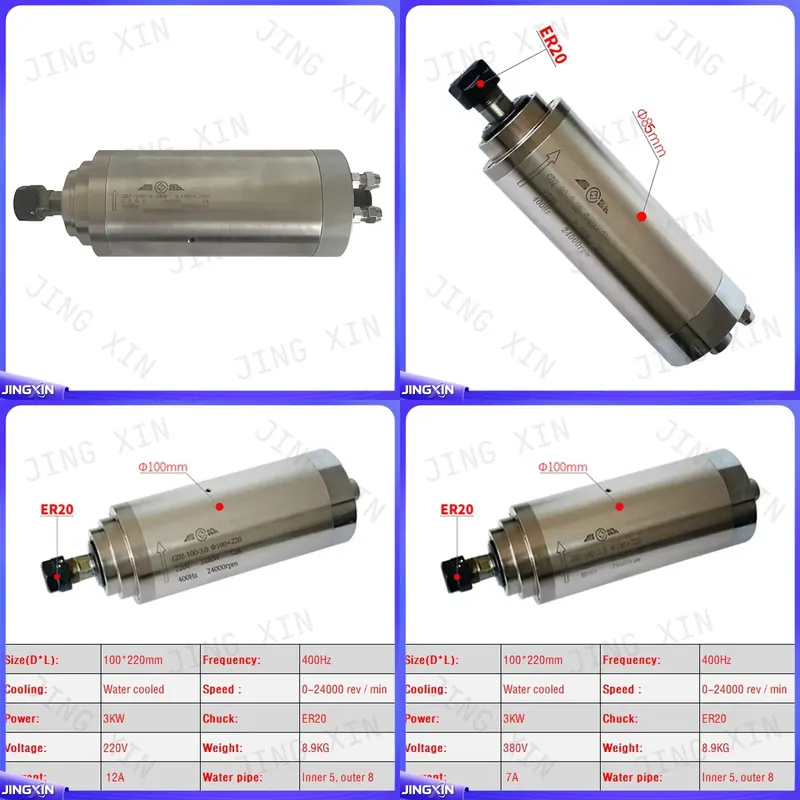 custom for CNC Spindle Motor 2 - Er20 Collet Chuck Spindle Motor 220V review and price